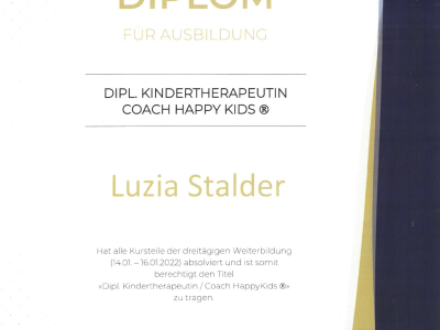 Dipl. Kindertherapeutin Coach Happy Kids®