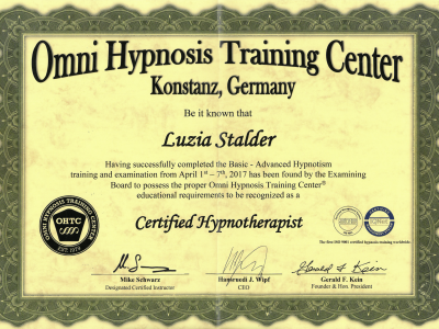 Hypno Kids® OMNI Certificate of Completion